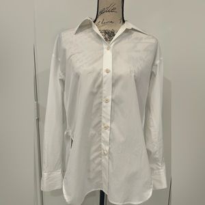 Vince brand XS women’s white woven shirt